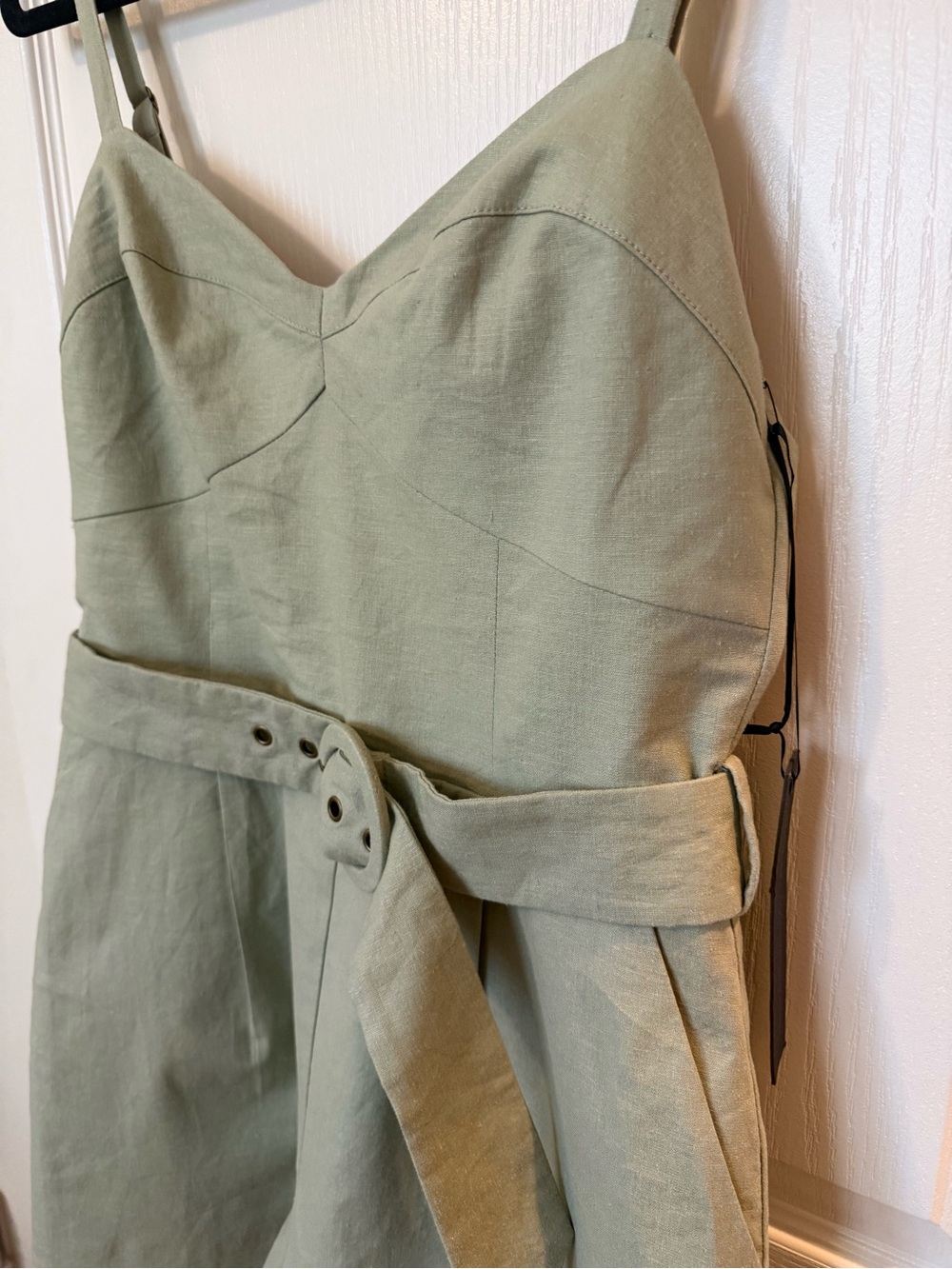 HOUSE OF HARLOW 1960 x REVOLVE Nicola Romper in Sage Green Medium NWT - Picture 5 of 11